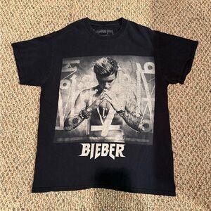 Black Justin Bieber Purpose Tour Shirt